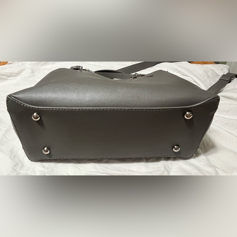 Charming Charlie Gray Purse Handbag with 2 straps, Preloved. - Picture 8 of 16